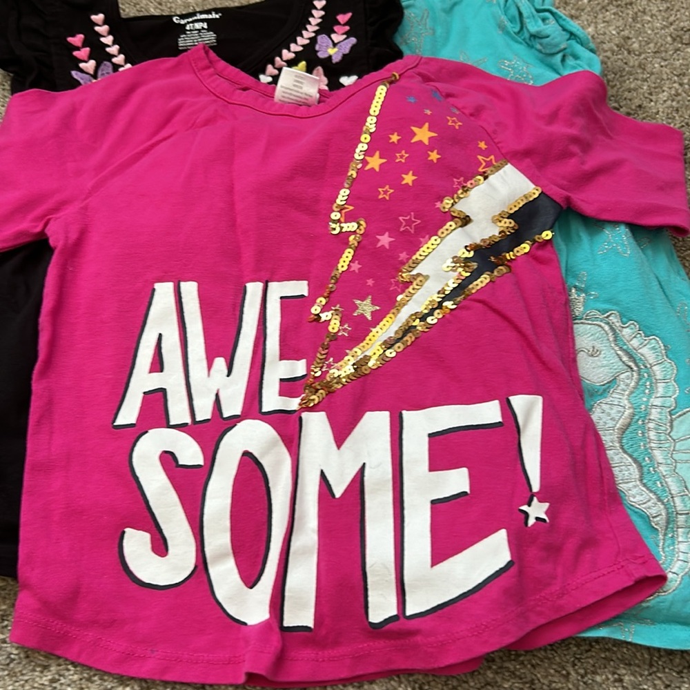 4T Girl Lot, cute tops and others, please read description for details